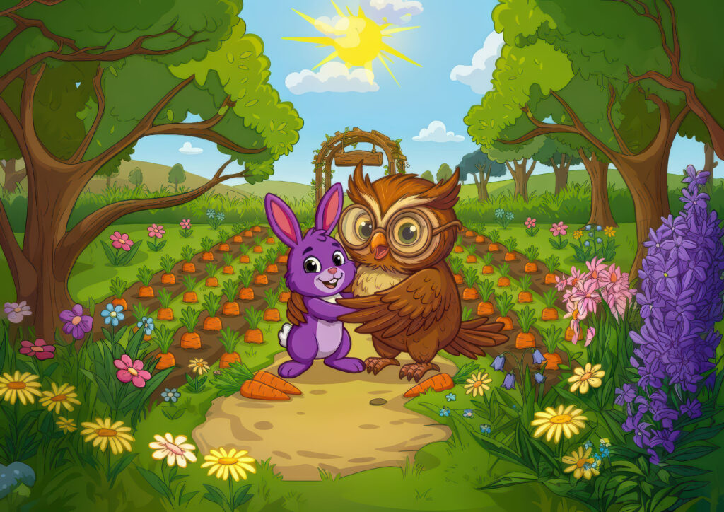 Jumbled Bunny and the Carrot Garden